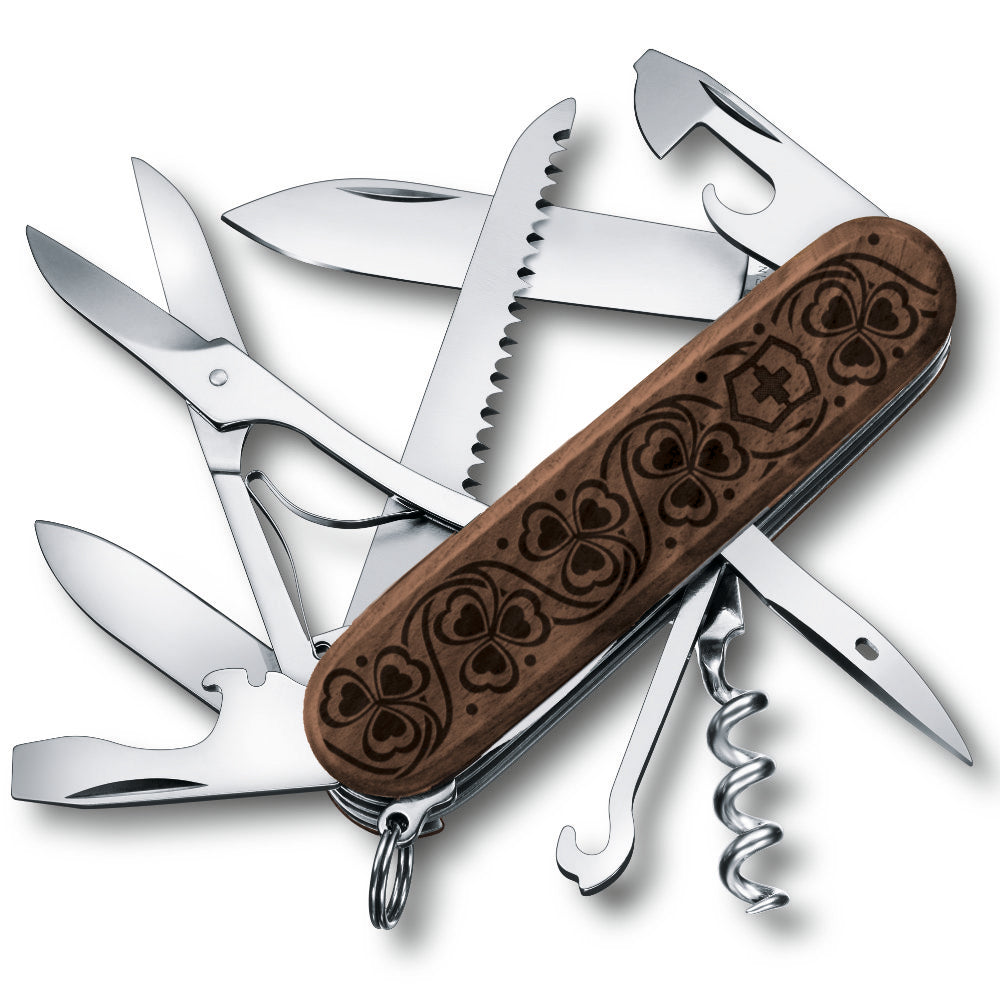 Bat Kitchen Knife Block Solid Hardwood 5 Knifes & Scissors 