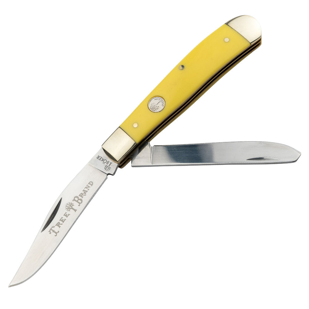 Boker Yellow Bone Stockman Folding Knife at Swiss Knife Shop