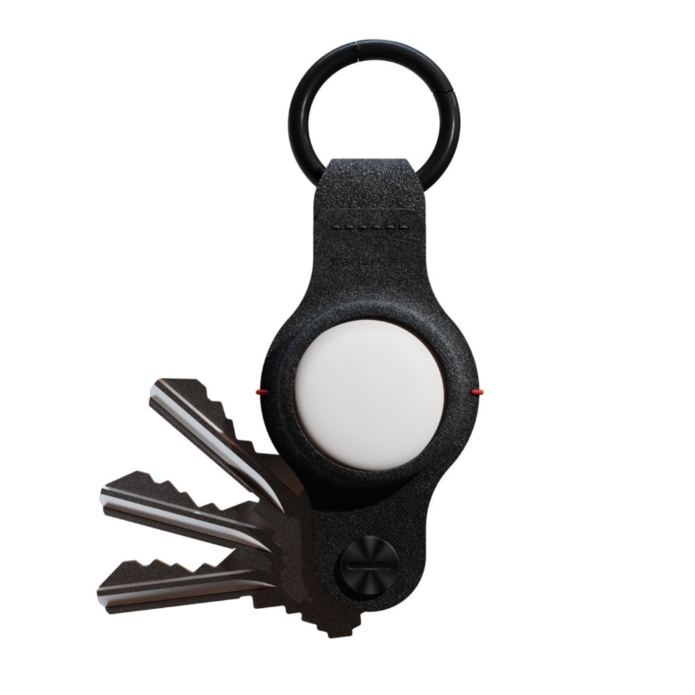 KeySmart Black Air Compact Key Holder for AirTag KS040 - The Home Depot