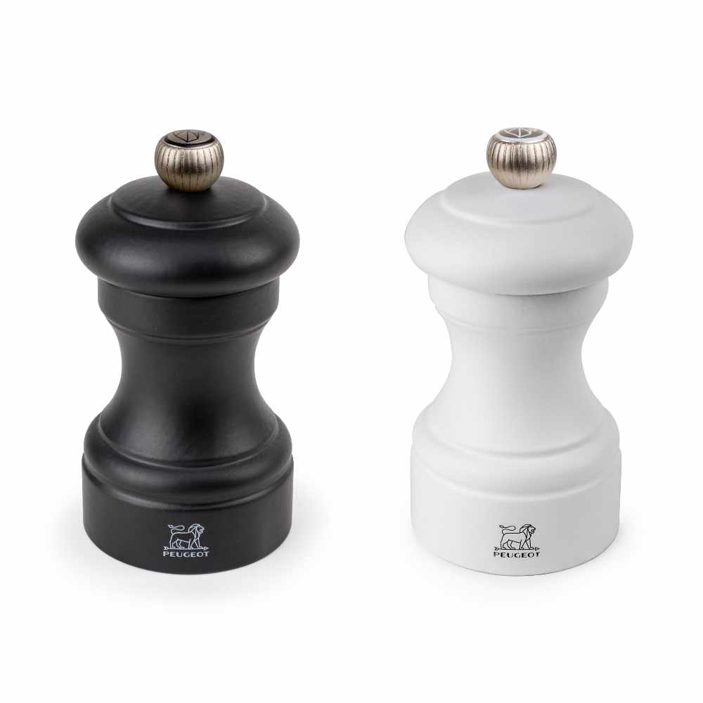 Salt And Pepper Grinder Set With Tall Black And White Salt And Pepper  Shakers, Adjustable Coarse, Perfect Gift For Salt And Pepper Shakers