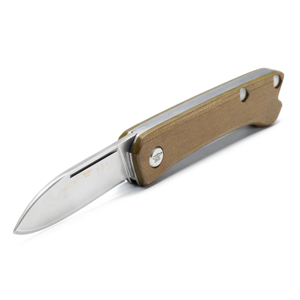 Buck 250 Saunter Drop Point Folding Knife Angled View