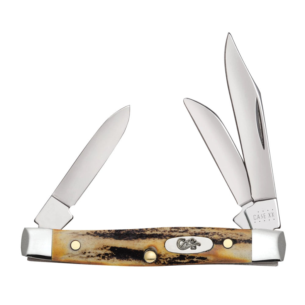 Case Small Stockman Genuine Stag Pocket Knife at Swiss Knife Shop