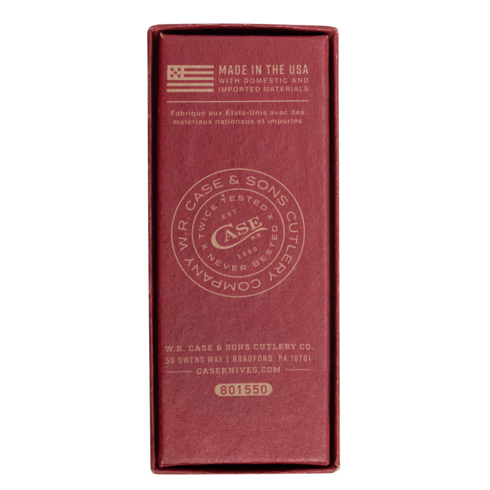 Case Peanut My First Case Pocket Worn Old Red Bone Pocket Knife Gift Box Back