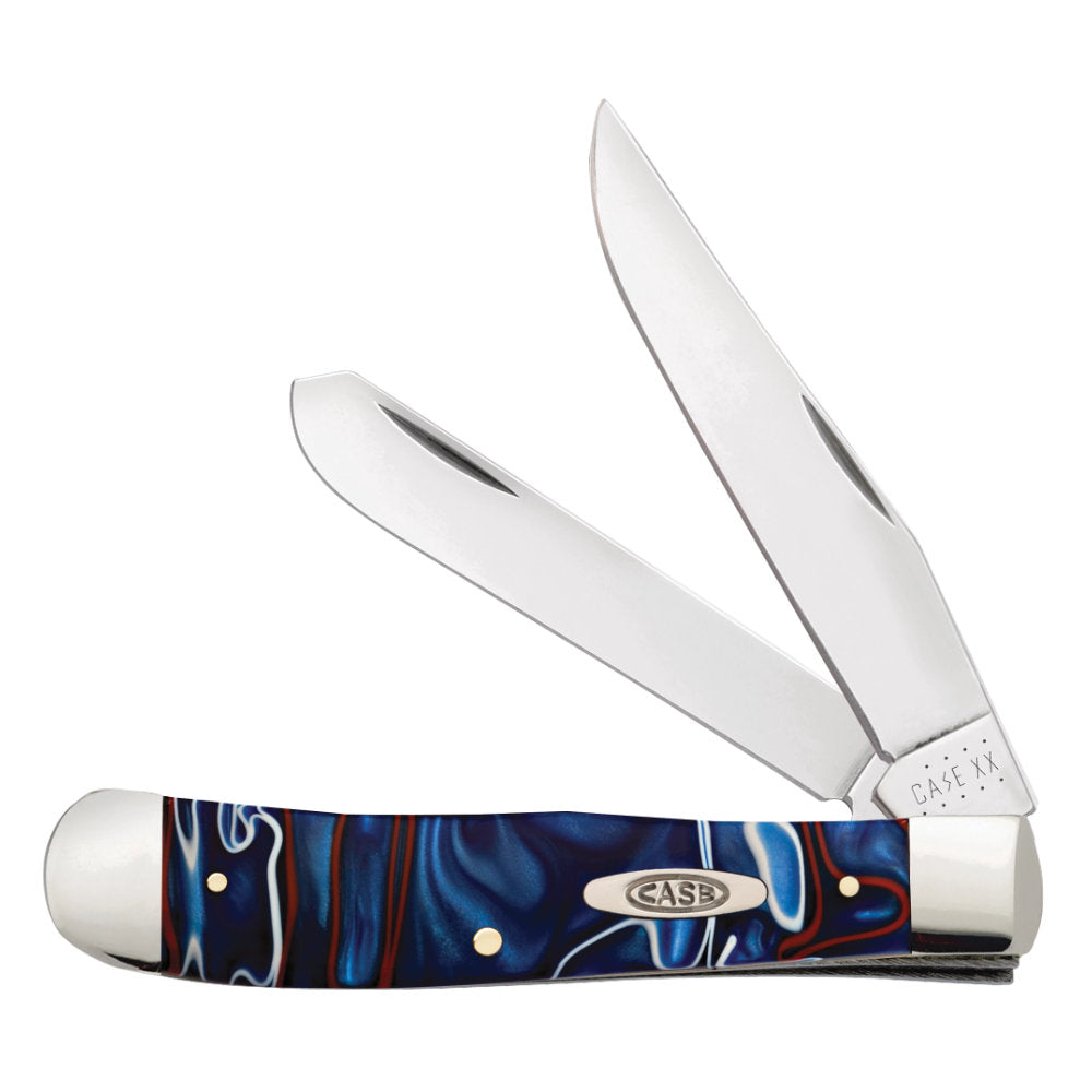 Case Trapper Patriotic Kirinite Pocket Knife