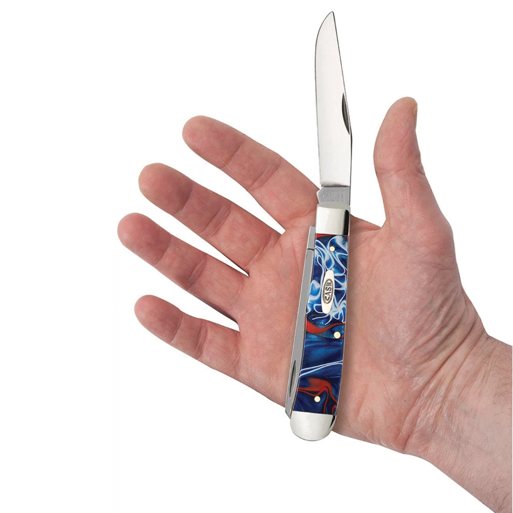 Case Trapper Patriotic Kirinite Pocket Knife