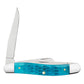 Case Medium Stockman Crandall Jig Sky Blue Bone Pocket Knife