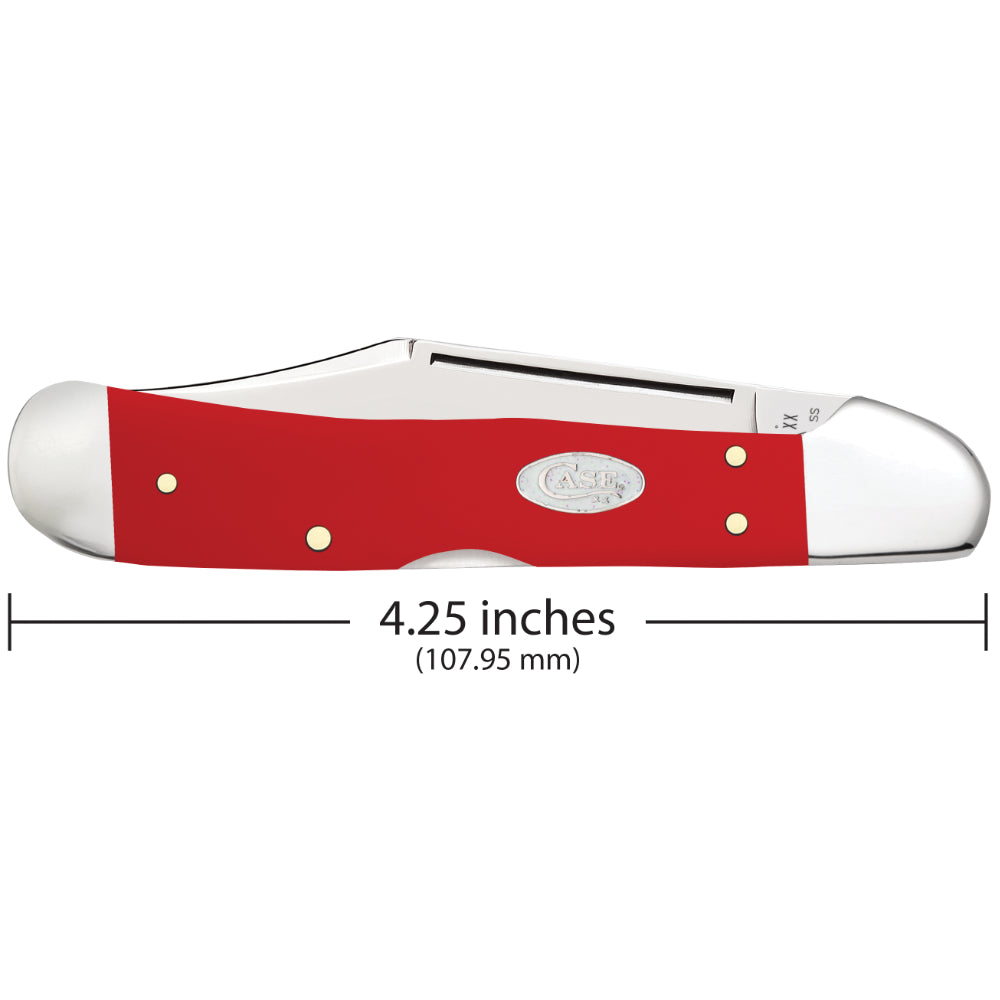 Case Copperlock Red Synthetic SparXX Pocket Knife Length