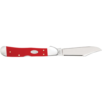 Case Copperlock Red Synthetic SparXX Pocket Knife with Blade Open