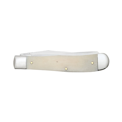 Case Trapper Star Spangled Pocket Knife Ivory Back Handle