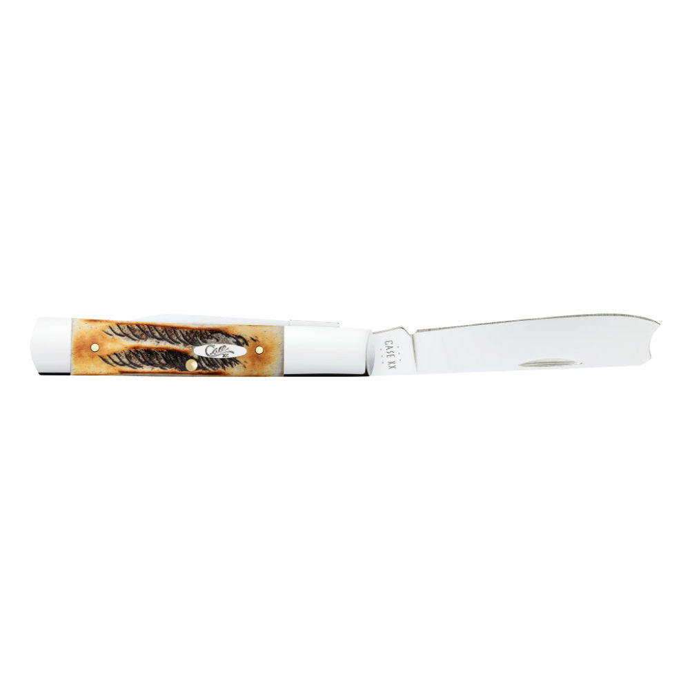 Case Mini Trapper 6.5 BoneStag Pocket Knife – Swiss Knife Shop