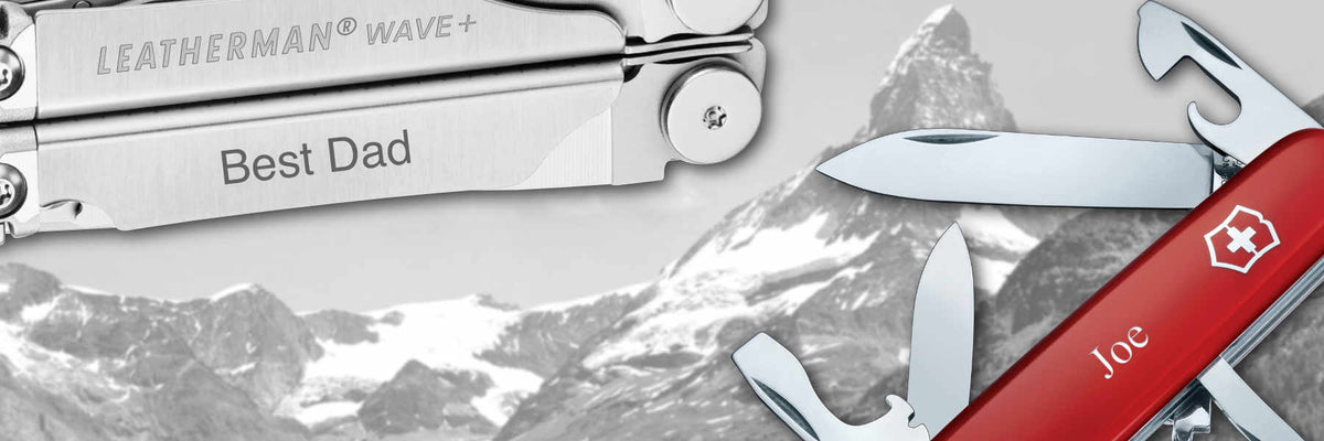 Engraved swiss army online knife