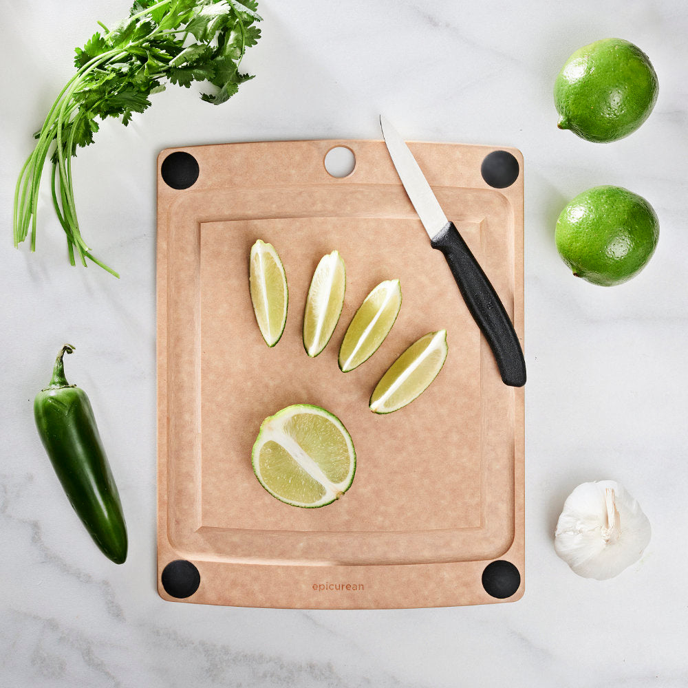Epicurean 14.5 x 11.25 All-In-One Cutting Board with Non-Slip in Slate