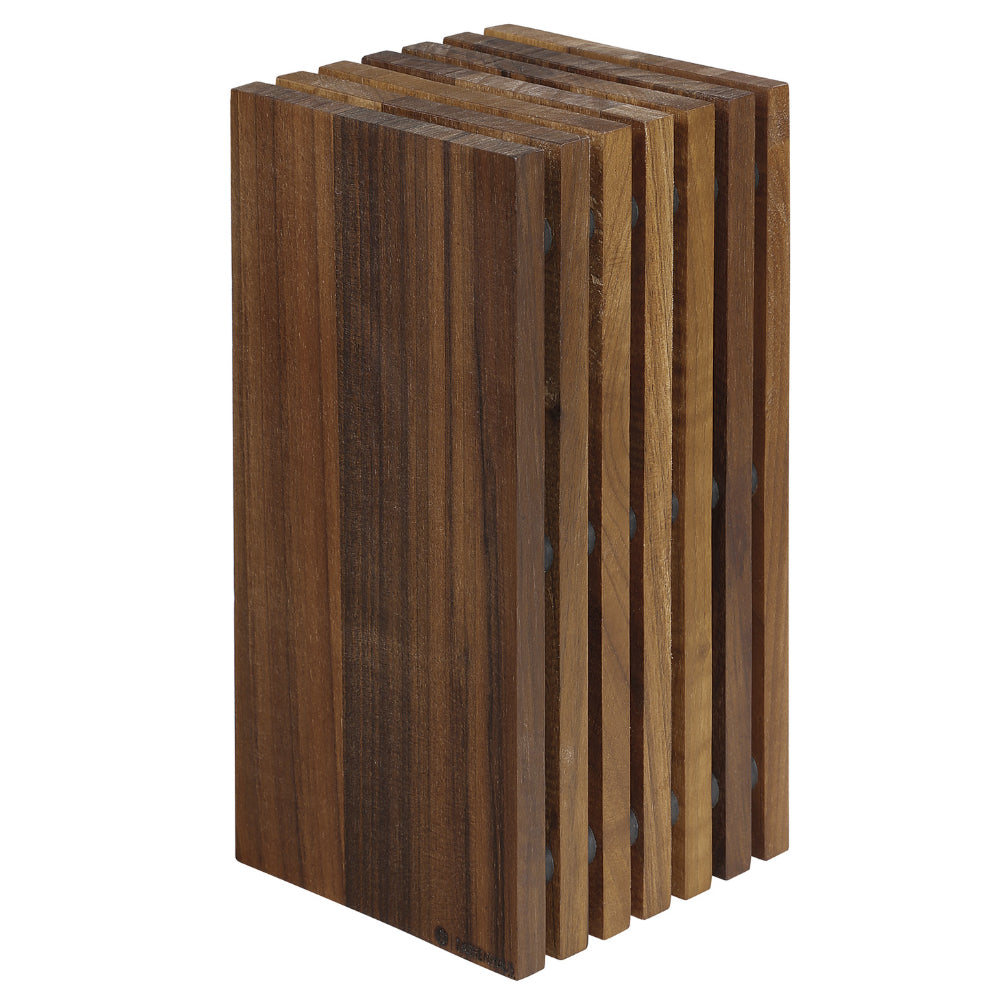 Zassenhaus Dark Walnut Slotted Knife Block at Swiss Knife Shop