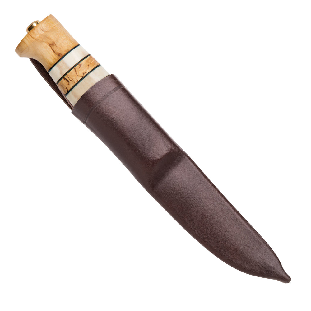 Helle Arv Outdoor Knife with Leather Sheath