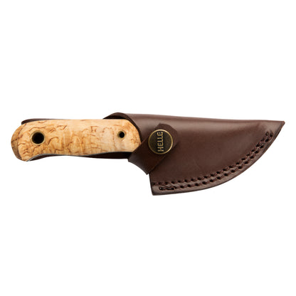 Helle Mandra H3LS Outdoor Knife with Leather Sheath