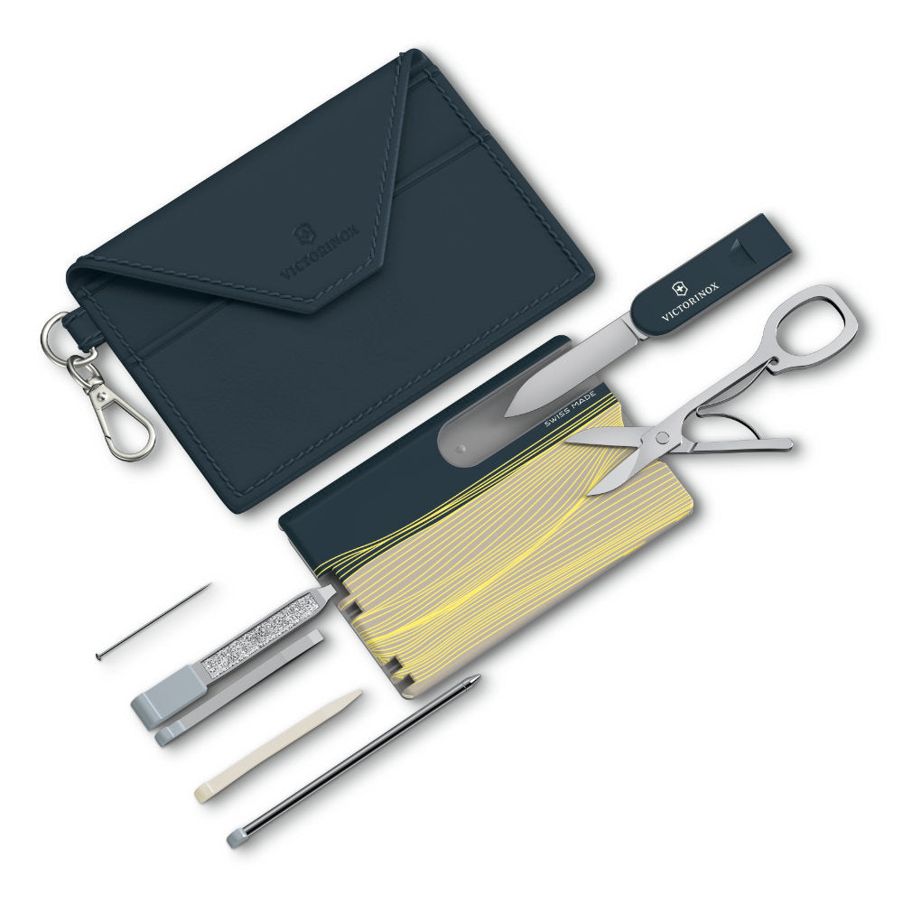 Victorinox SwissCard Classic Live to Explore Swiss Army Knife with Card Case at Swiss Knife Shop