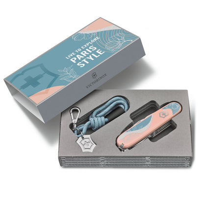 Victorinox Companion Live to Explore Swiss Army Knife Paris Presentation Box