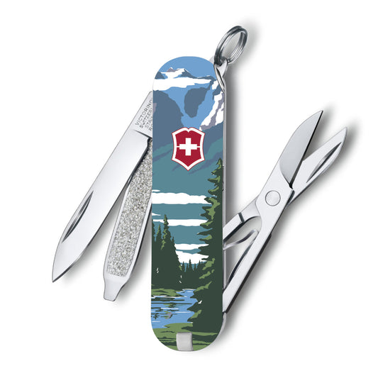 Victorinox Olympic National Park Poster Art Classic SD Swiss Army Knife at Swiss Knife Shop