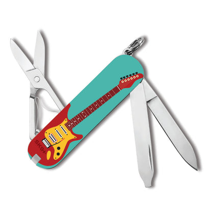 Victorinox Guitar Classic SD Designer Swiss Army Knife Back View