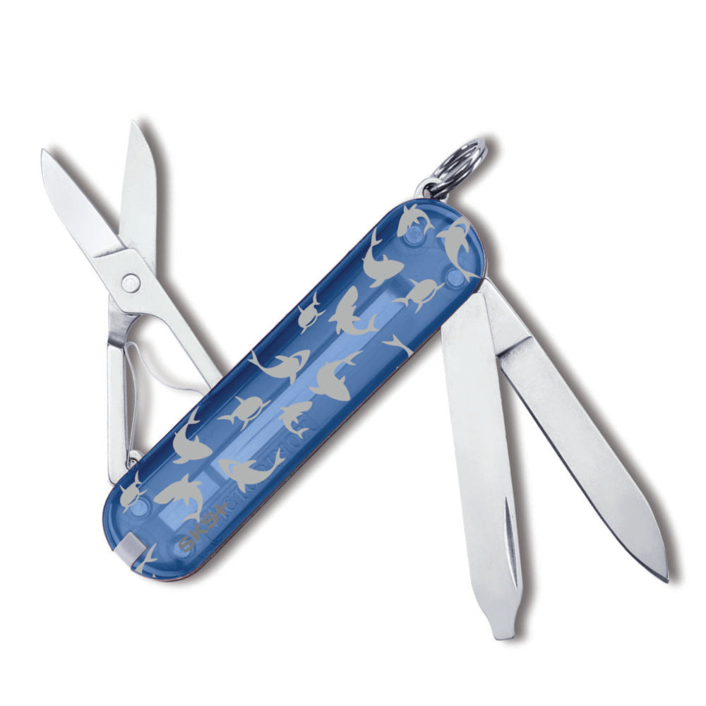 Swiss army knife hotsell with fish on it