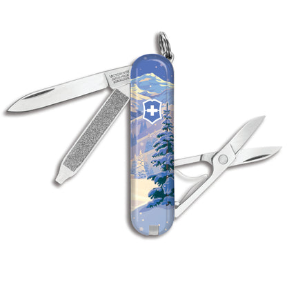 Victorinox Winter Wonderland Classic SD Designer Swiss Army Knife only at Swiss Knife Shop