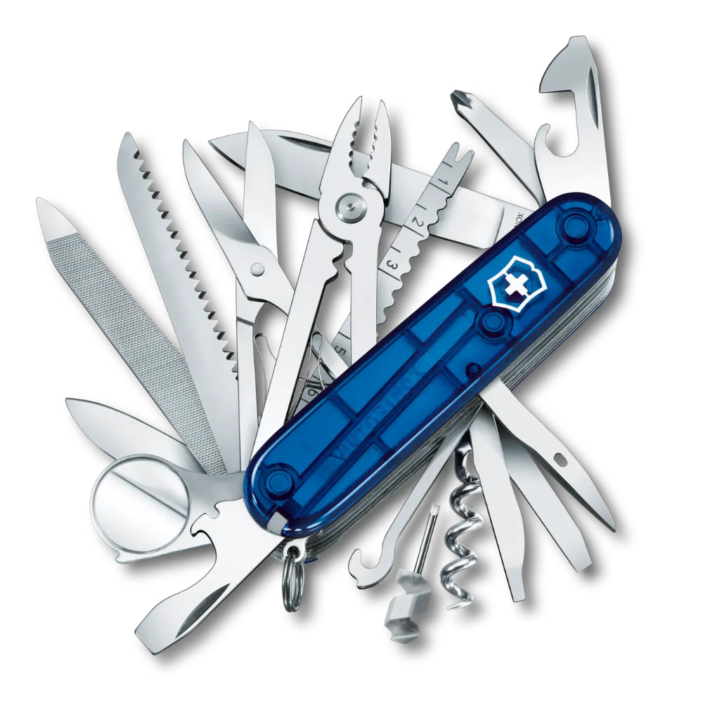 Victorinox SwissChamp Translucent Sapphire Swiss Army Knife