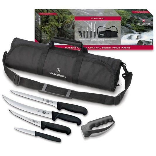 Victorinox Fibrox Pro 6-Piece Fish Fillet Knife Kit at Swiss Knife Shop