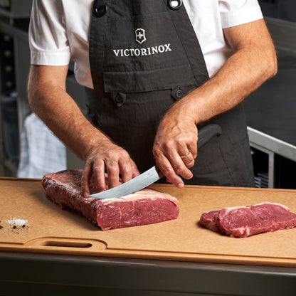 Victorinox Fibrox Pro 8" Breaking Knife in Use