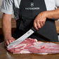 Victorinox Fibrox Pro 10" Straight Blade Butcher Knife in Use