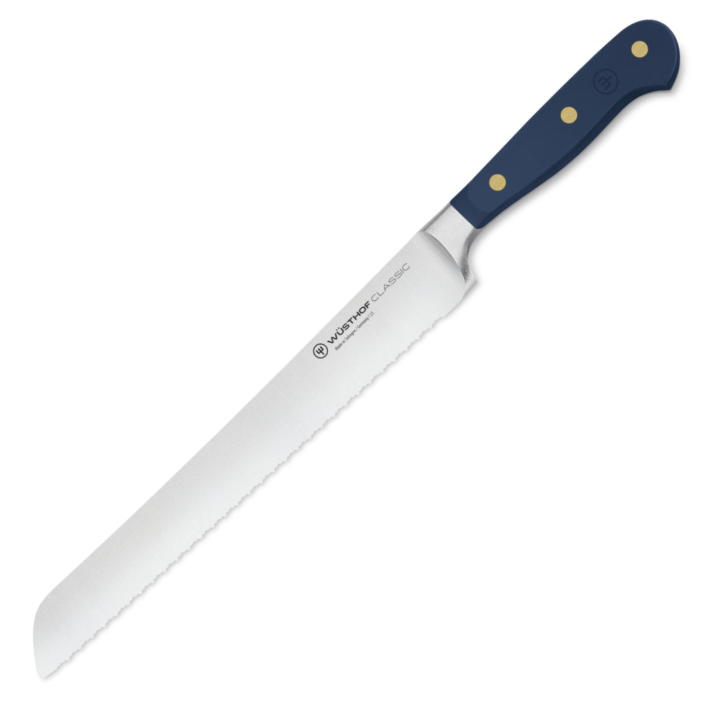 Wusthof Classic Wild Blueberry 9" Double-Serrated Bread Knife at Swiss Knife Shop