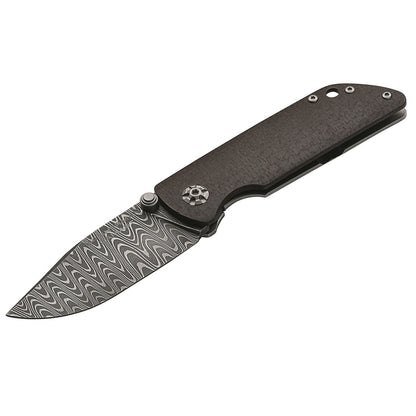 Boker M4 Sherman Damascus Folding Knife at Swiss Knife Shop