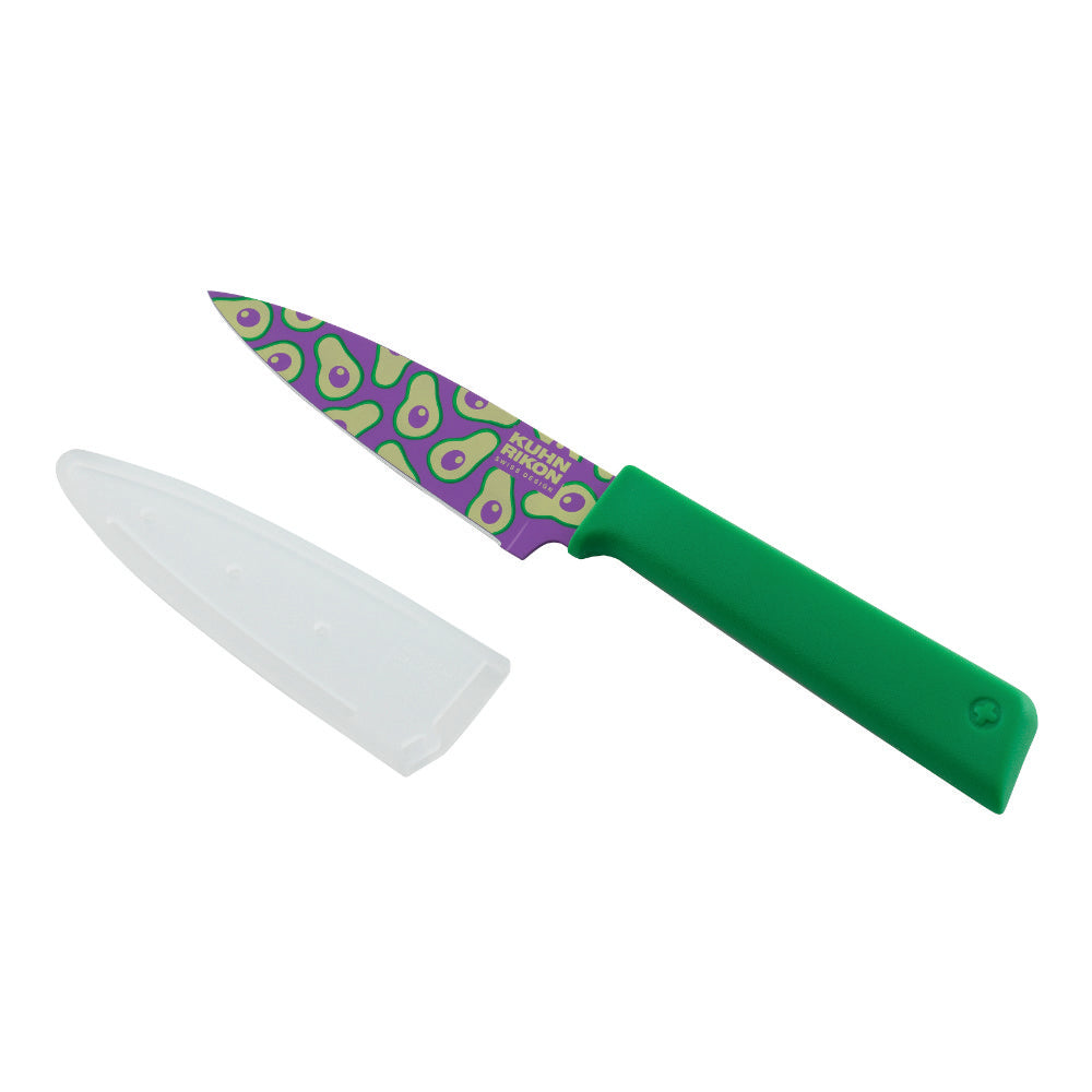 Kuhn Rikon Colori+ Avocado 4" Paring Knife