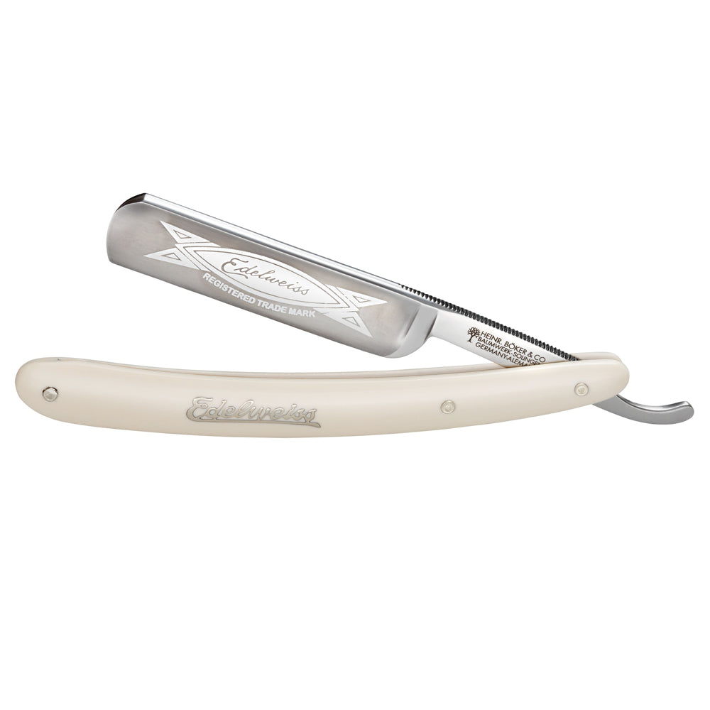 Boker Edelweiss 5/8-inch Straight Razor at Swiss Knife Shop