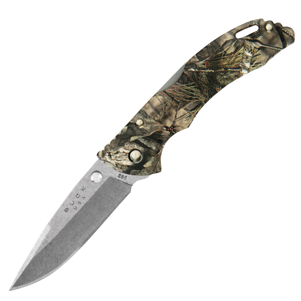 Buck 285 Bantam BLW Folding Knife, Camo Mossy Oak Break-Up Country