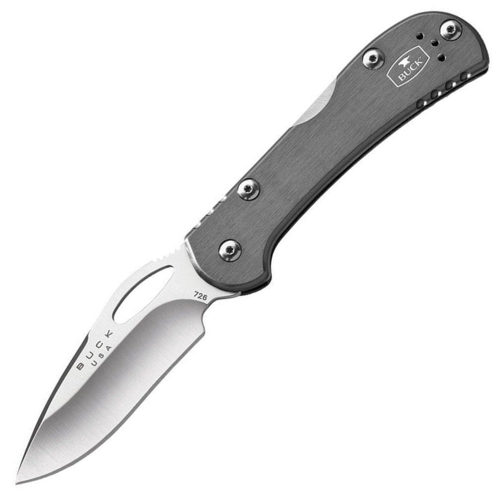 Buck 726 Mini Spitfire Folding Knife Grey Handle