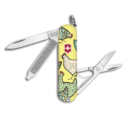 Funky Chickens Classic SD Exclusive Swiss Army Knife at Swiss Knife Shop