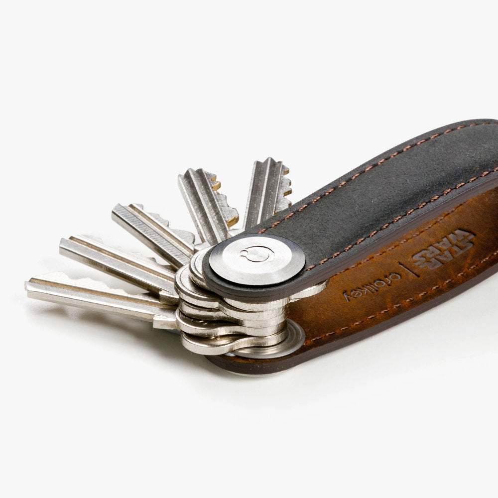 Leather Key Organiser, Holder  Classic Brown Crazy Horse Leather