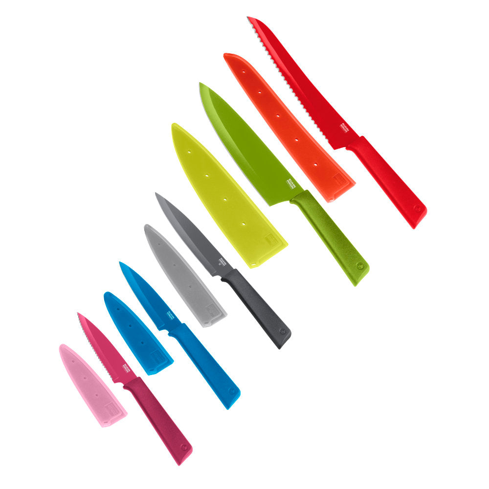 Kuhn Rikon Colori+ 5-Piece Everyday Knife Set at Swiss Knife Shop