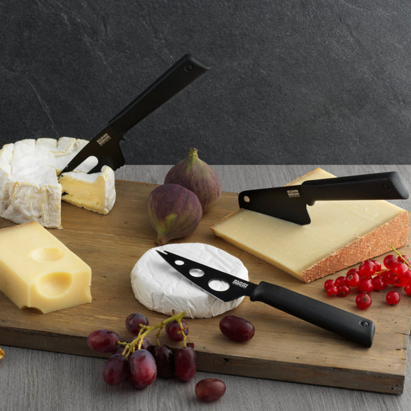 Kuhn Rikon Colori+ Cheese Knife Set of 3, Graphite, 1 ea - Kroger