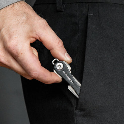 KeySmart Leather Key Holder Slips Easily into Your Pocket