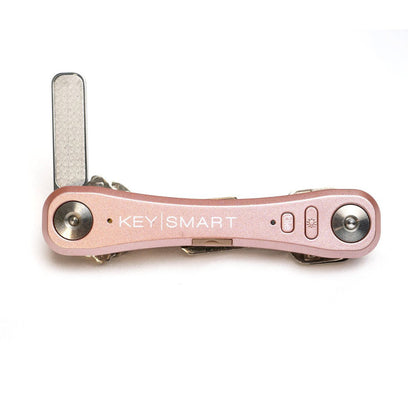 KeySmart NanoFile Keychain Nail File and Mirror Fits Inside a KeySmart or on Your Keychain