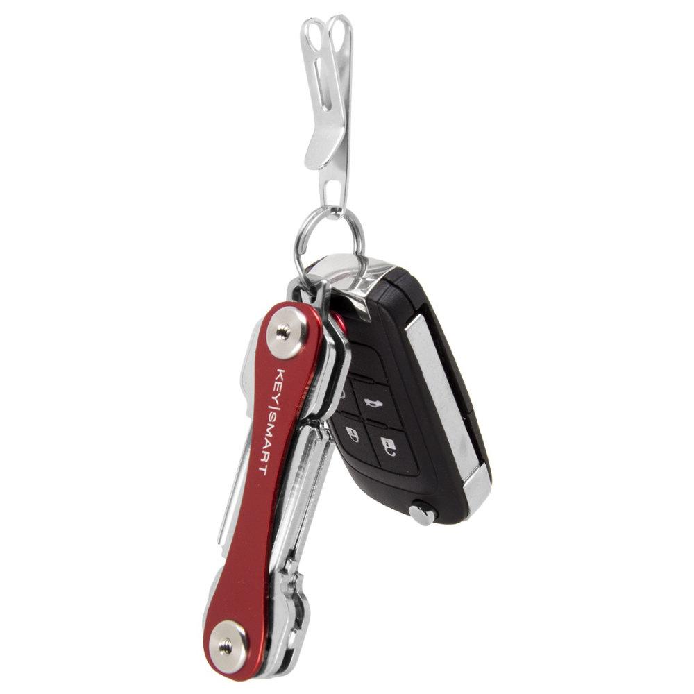 KeySmart Nano Clip Compact Pocket and Purse Clip with KeySmart Compact