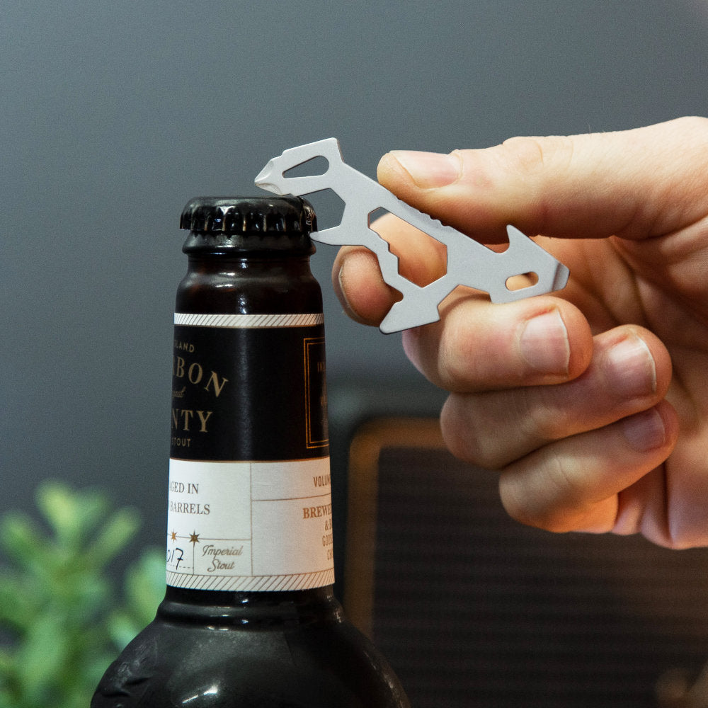 KeySmart AllTul Dino Keychain Multi-tool Bottle Opener