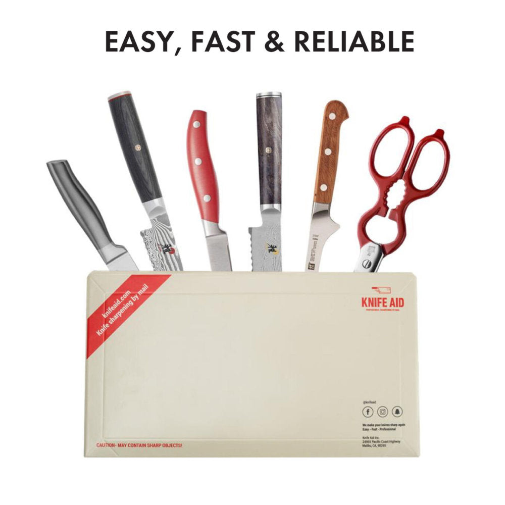 5-in-1 Kitchen Knife And Scissor Sharpener - Effortlessly Sharpen