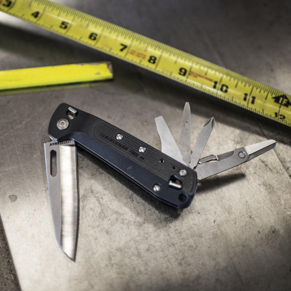 Leatherman FREE K4 Multipurpose Knife on the Workbench