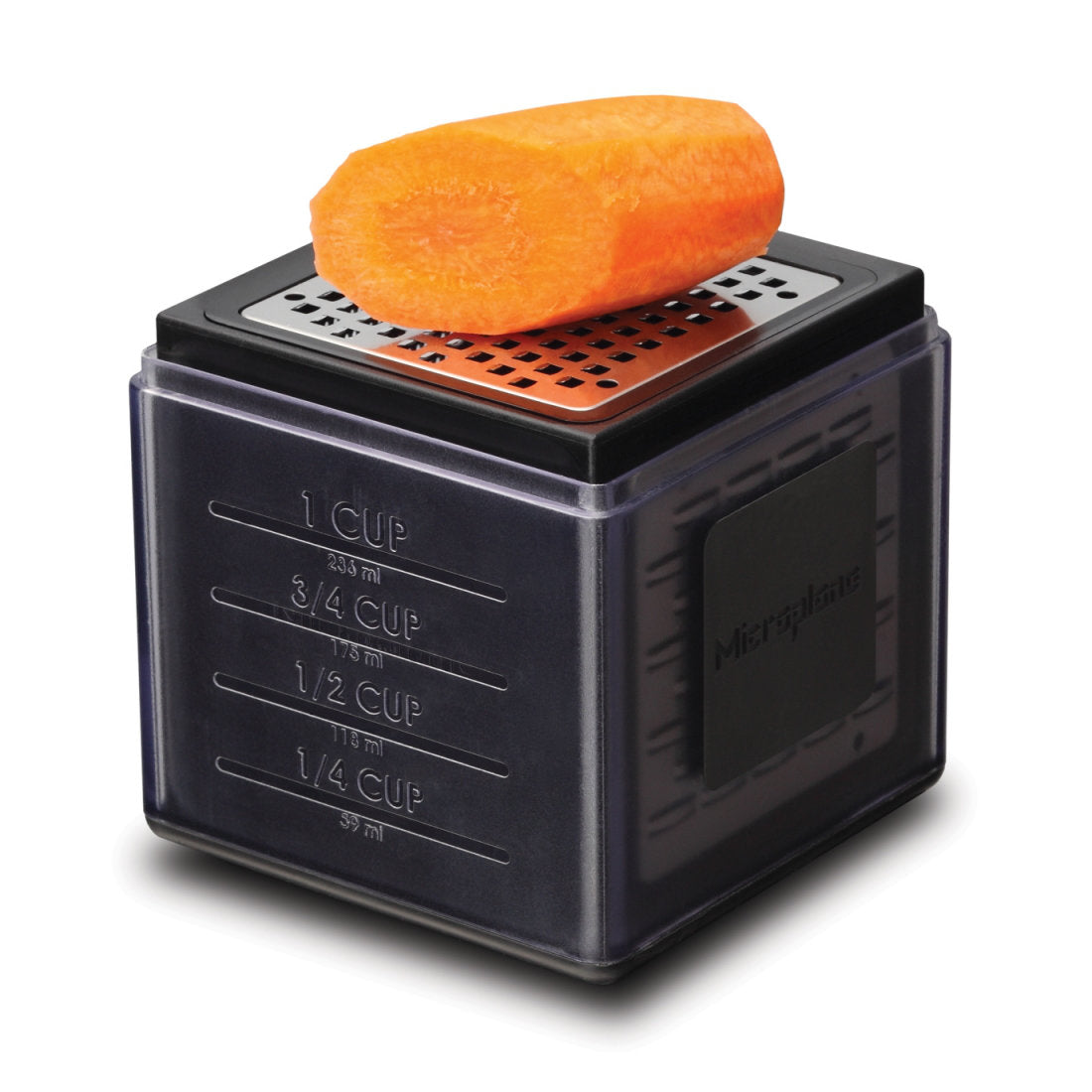 Microplane Cube Grater with Coarse Blade for Carrots and Other Vegetables