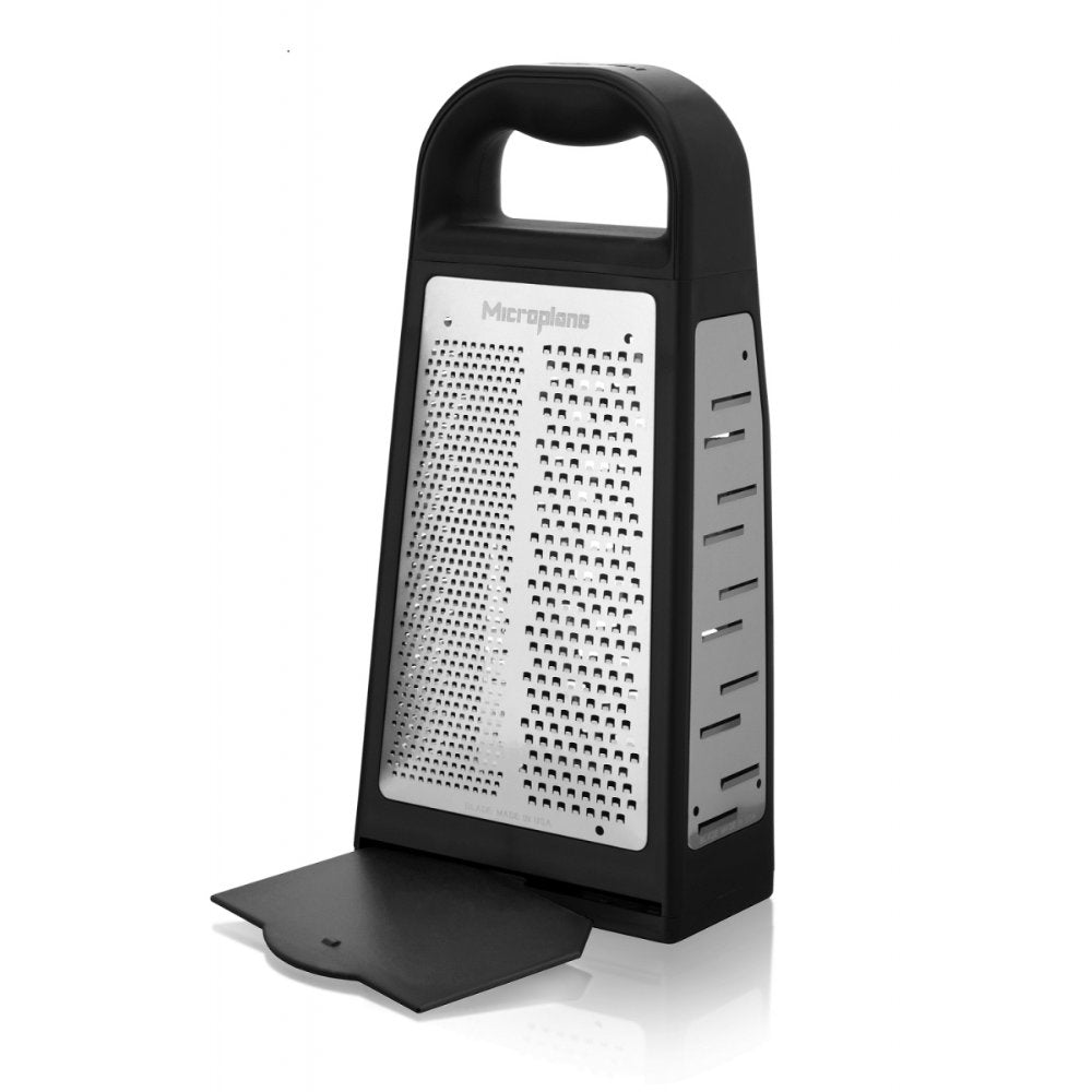 Microplane Elite Box Grater Fine, Coarse and Shaver Sides