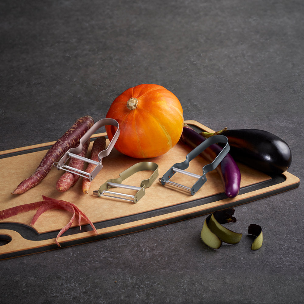 Victorinox REX Straight-edge Peelers in Use Peeling Eggplant, Carrots and More