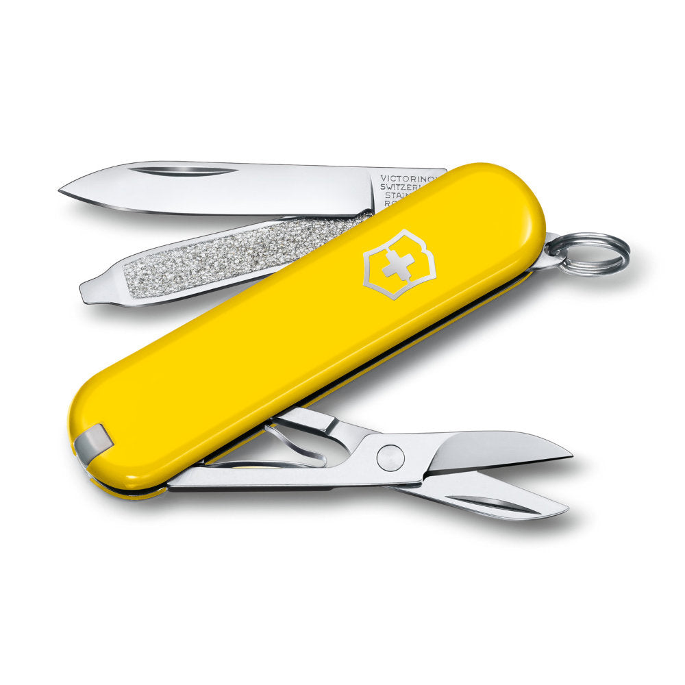 Yellow Sunny Side Classic SD Swiss Army Knife by Victorinox