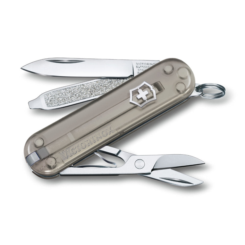 Translucent Grey Mystical Morning Classic SD Swiss Army Knife by Victorinox